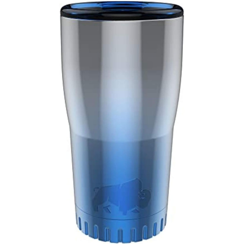 Silver Buffalo Tumbler Unisex 20oz Blue Silver New Ombre Stainless Hot Cold